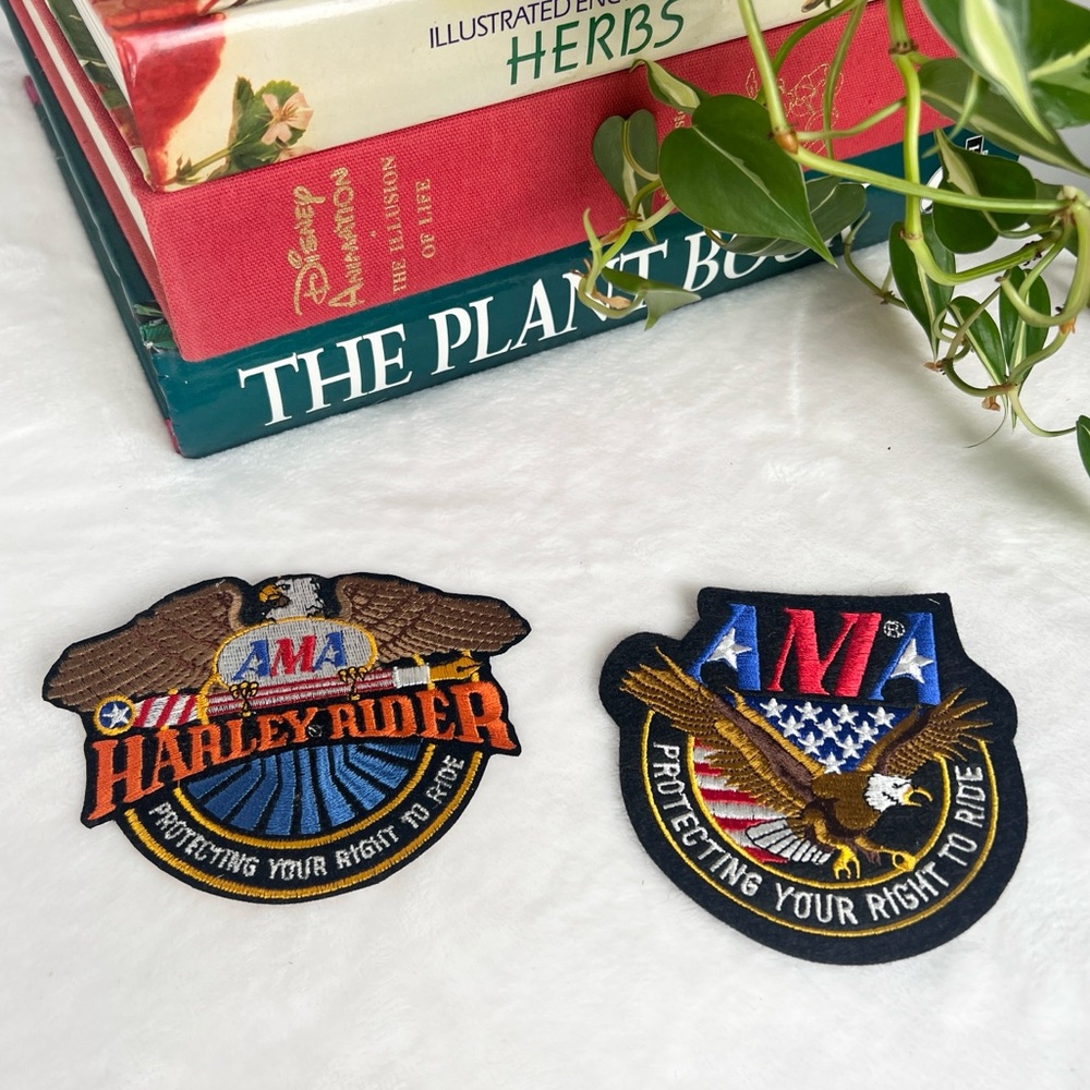 Vintage American Motorcyclist Association Patches